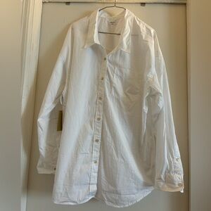 Aritzia Wilfred Free - White Button-Up Shirt NEVER WORN